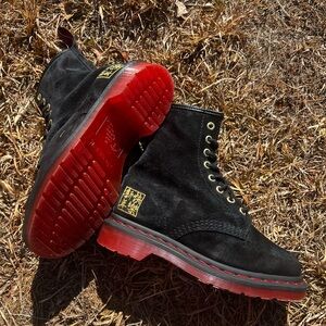 RARE Dr. Martens 1460 size 4 Youth Pig / Chinese New Year (CNY) Boots Red